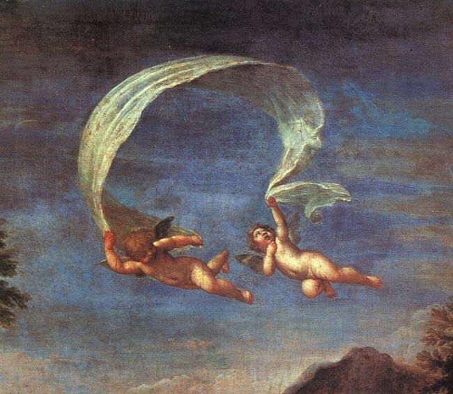 Francesco Albani Adonis Led by Cupids to Venus, detail Spain oil painting art